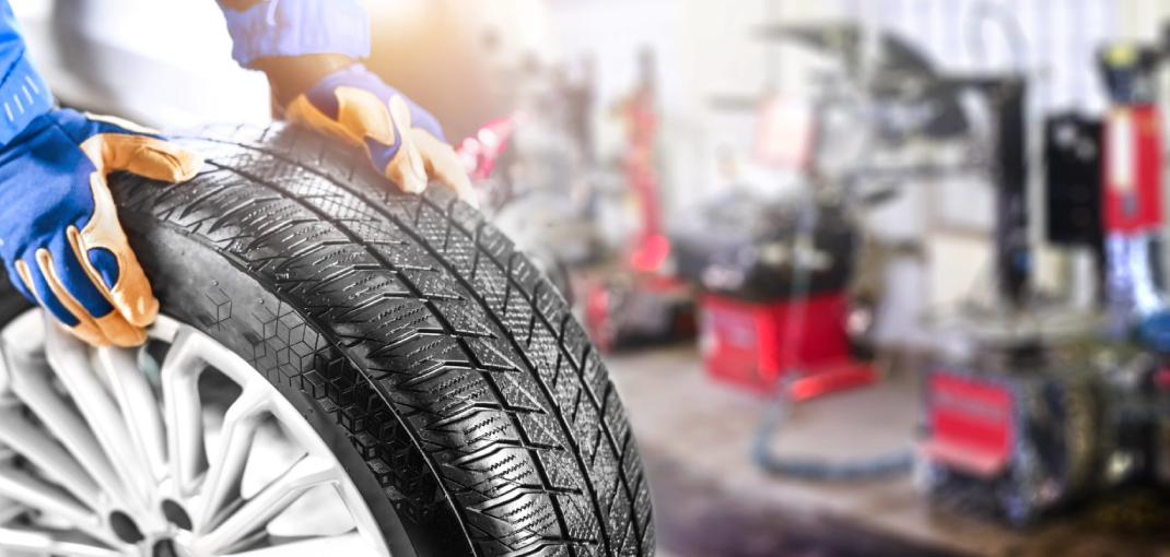 Mobile tyre repair service at a residential location in Ipswich
